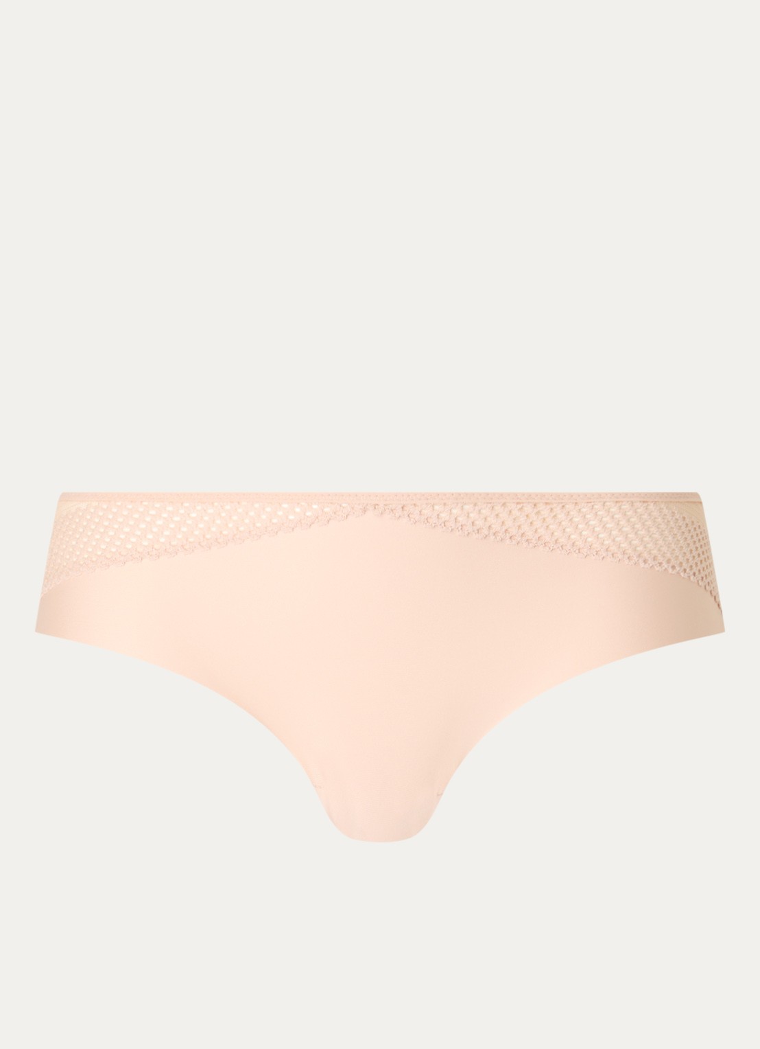 Chantelle Play hipster met kant - voorkant 4 beige