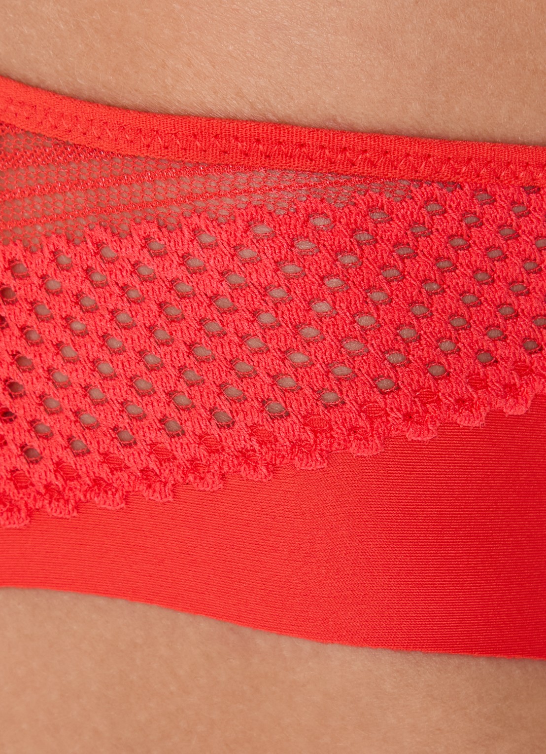 Chantelle Play hipster met kant - detail 3 rood