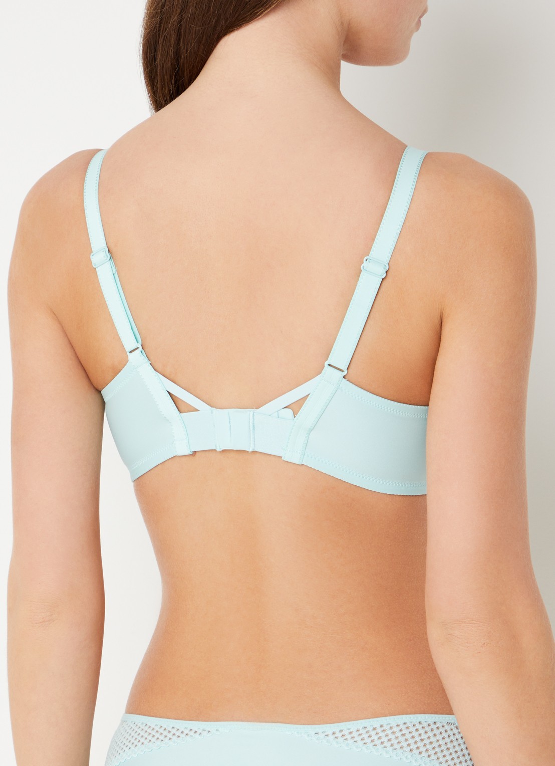 Chantelle Play voorgevormde plunge bh met overlay van kant - achterkant 5 mint