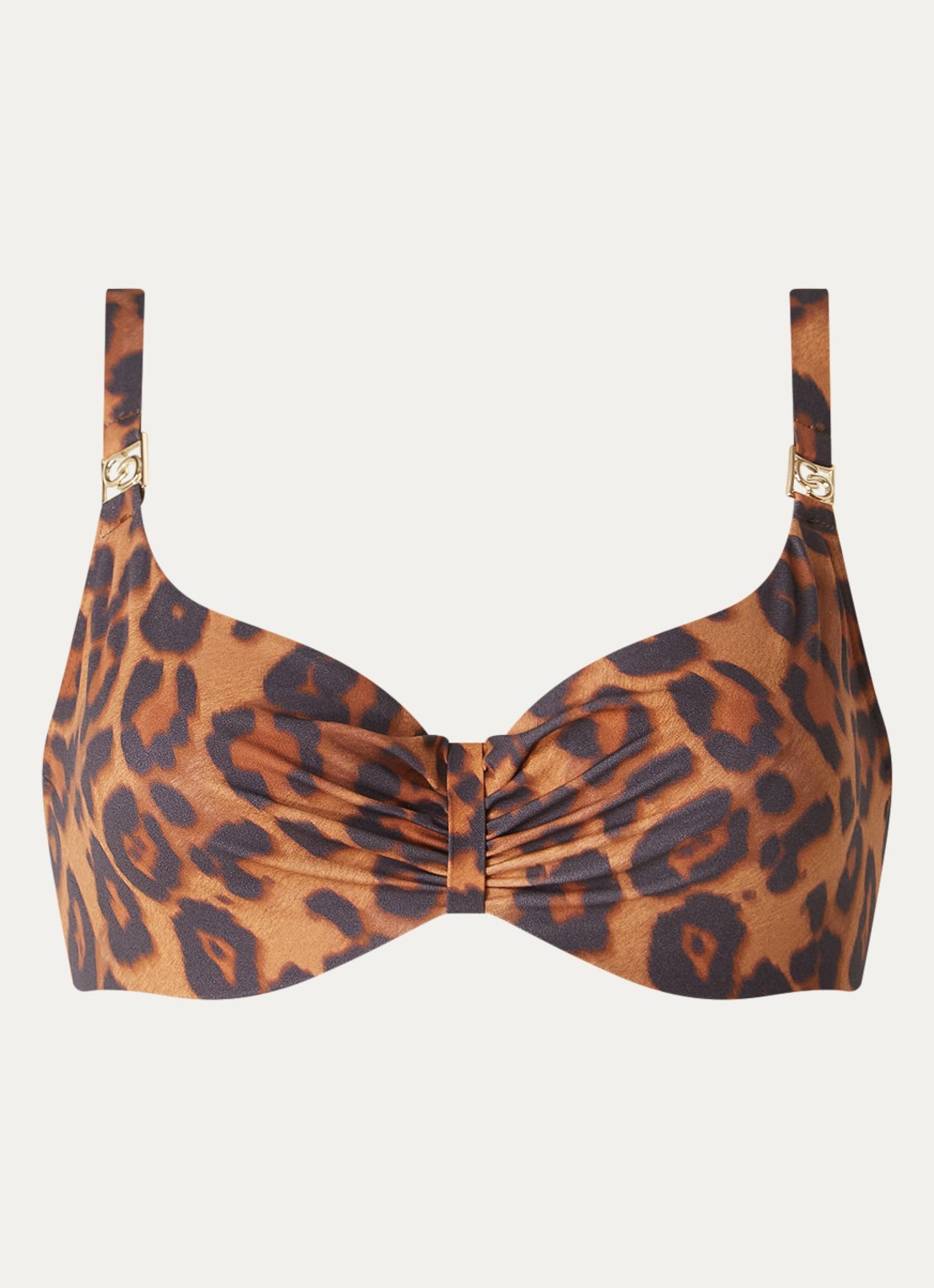 Chantelle Sauvage bikinitop met beugel - voorkant bruin