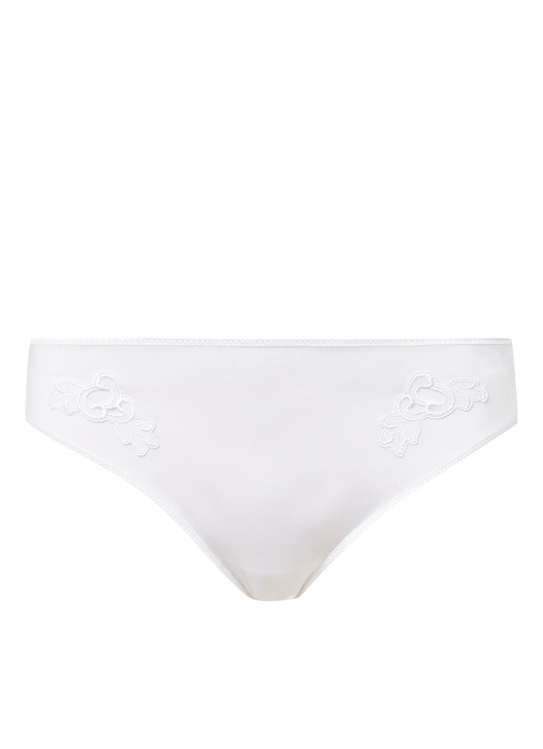 Chantelle Slip met borduring - voorkant 2 wit