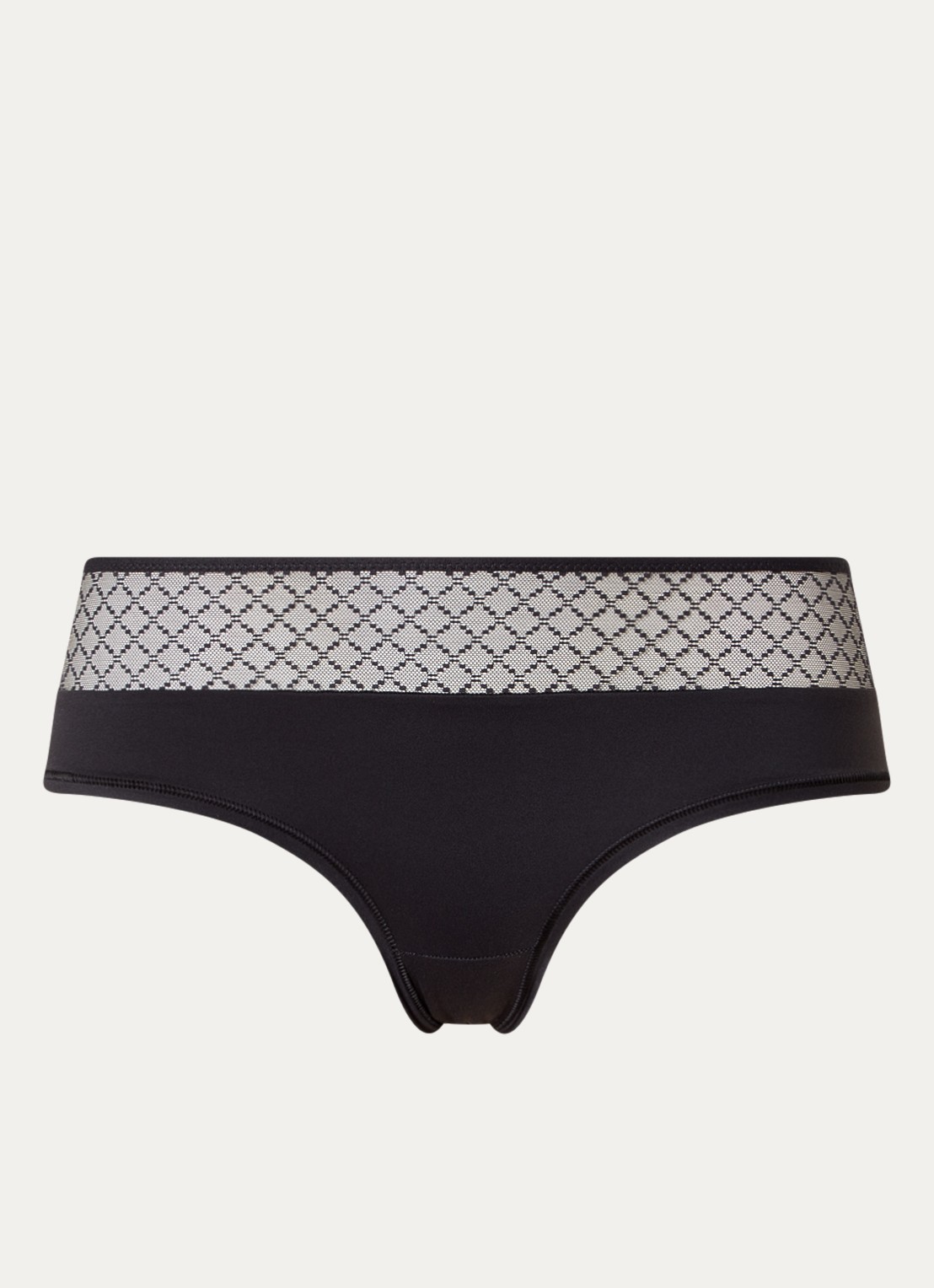 Chantelle Slip met kant - voorkant 3 zwart