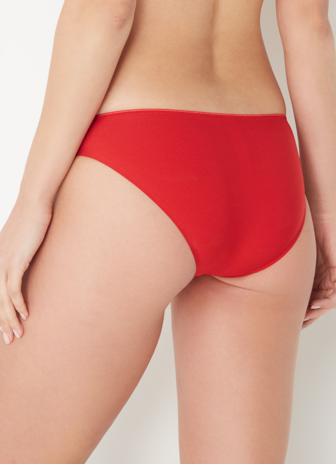 Chantelle Slip met kant - achterkant 4 rood