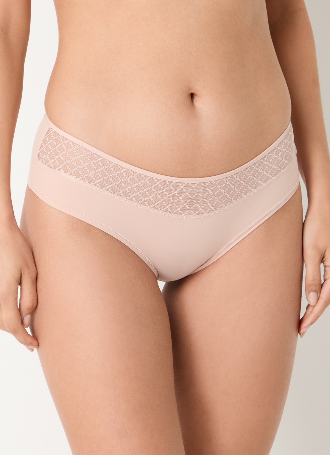 Chantelle Slip met kant - detail 2 lichtroze
