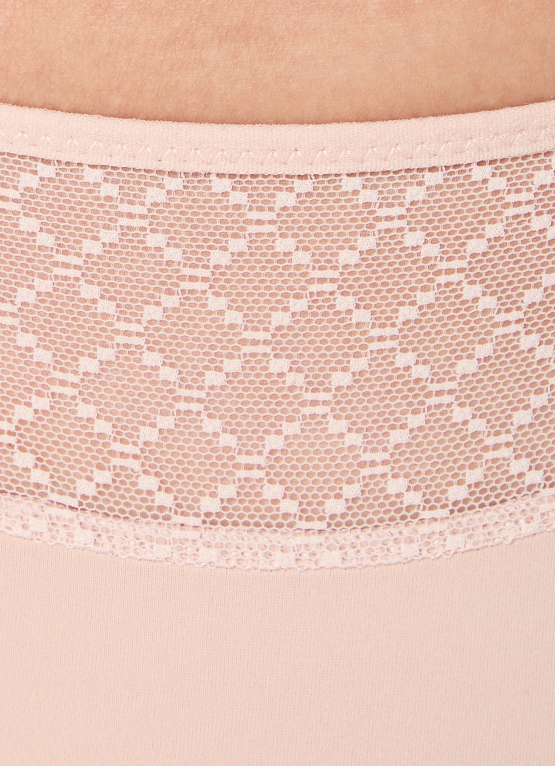 Chantelle Slip met kant - detail 3 lichtroze