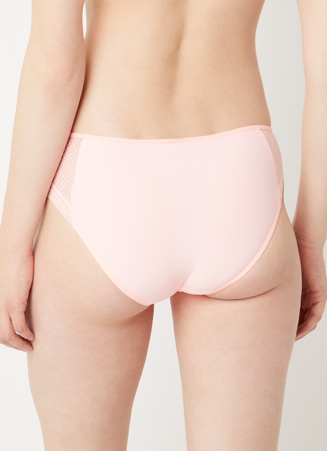 Chantelle Slip met kant - achterkant 3 zalmroze