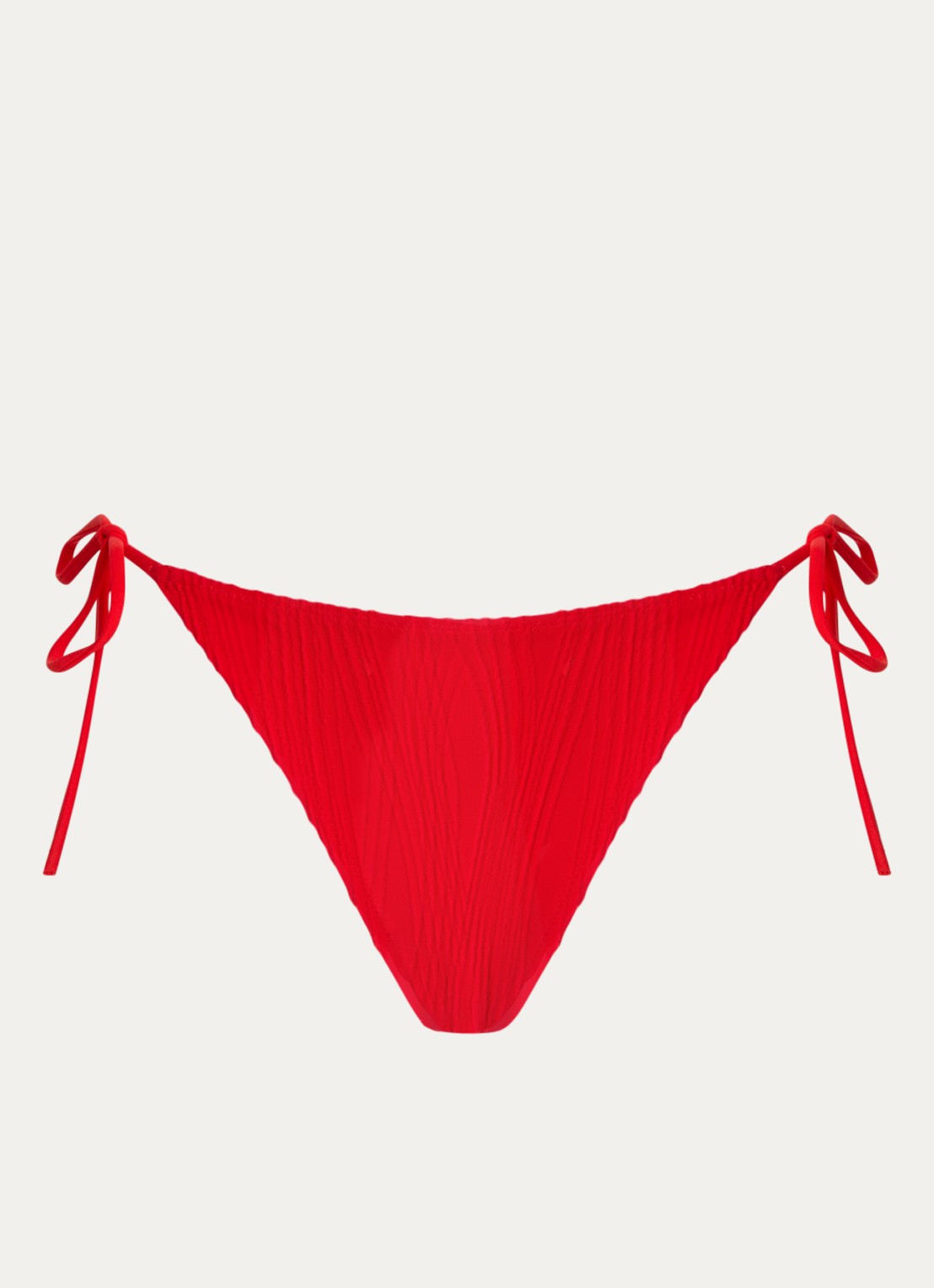 Chantelle Tanga bikinislip met structuur - voorkant rood