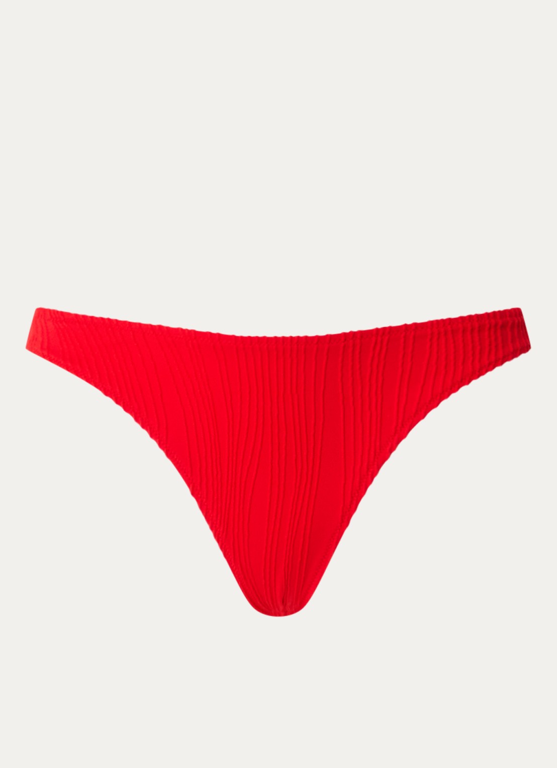 Chantelle Tanga bikinislip met structuur - voorkant rood