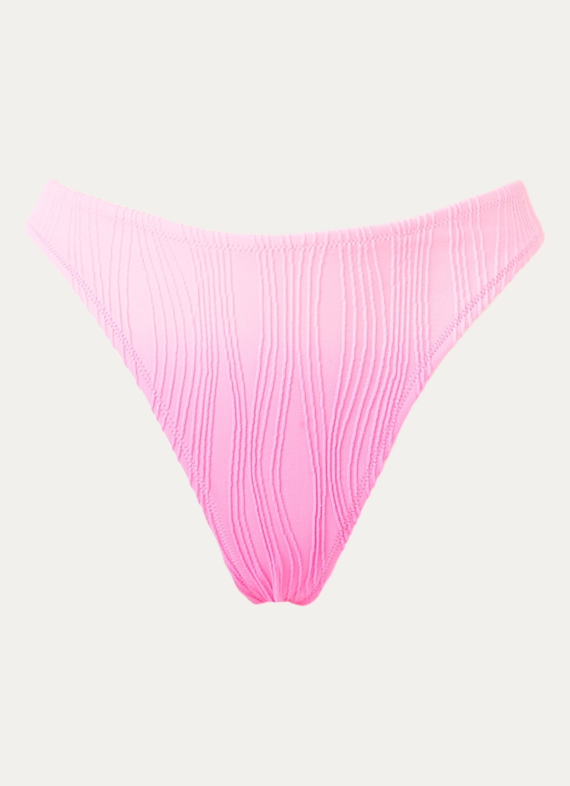 Chantelle Tanga bikinislip met structuur - voorkant 2 roze