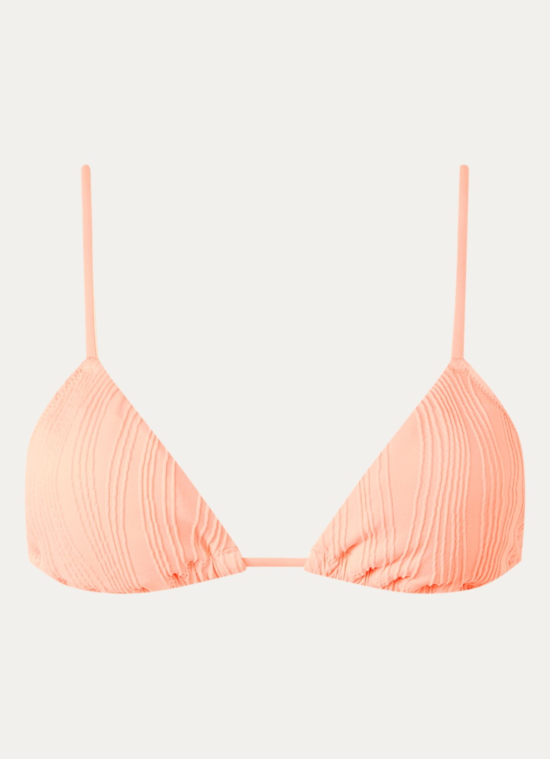 Chantelle Triangel bikinitop met uitneembare vulling - voorkant abrikoos