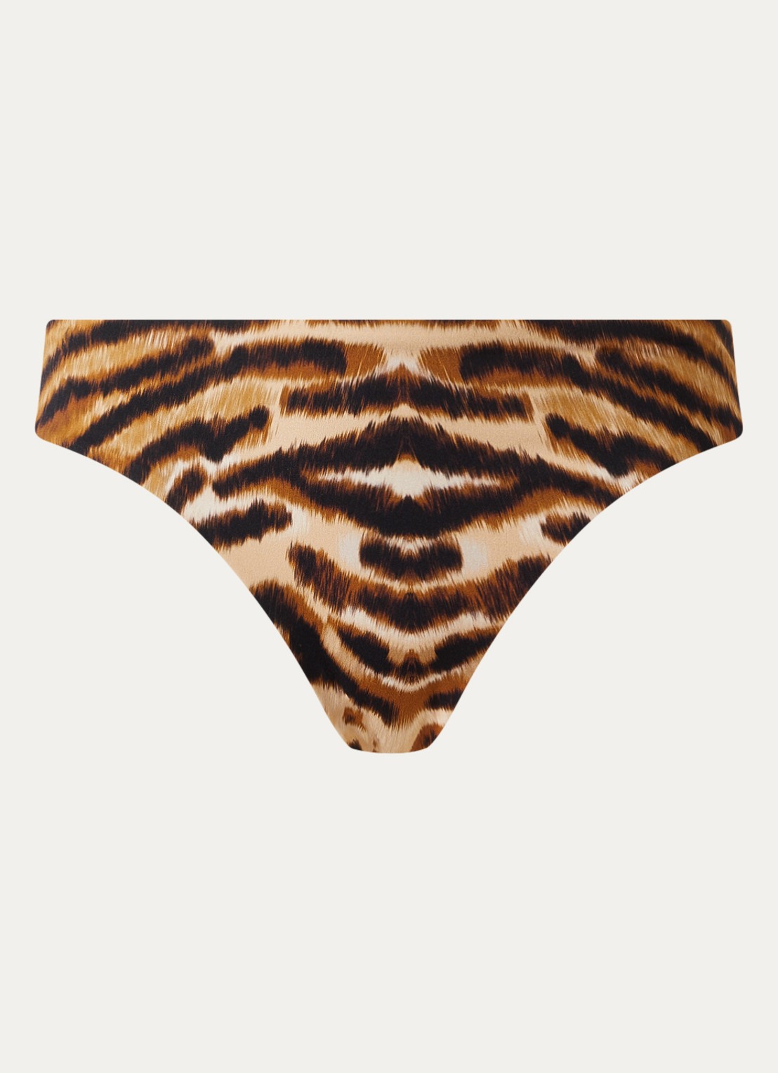 Chantelle Vita bikinislip met tijgerprint - voorkant 2 bruin