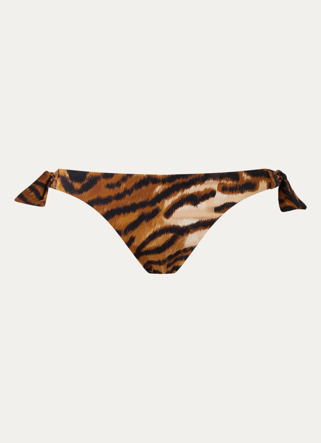 Chantelle Vita tanga bikinislip met tijgerprint - voorkant 4 bruin