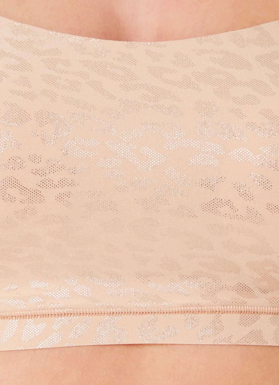 Chantelle Voorgevormde bralette met metallic finish - detail 5 lichtgrijs
