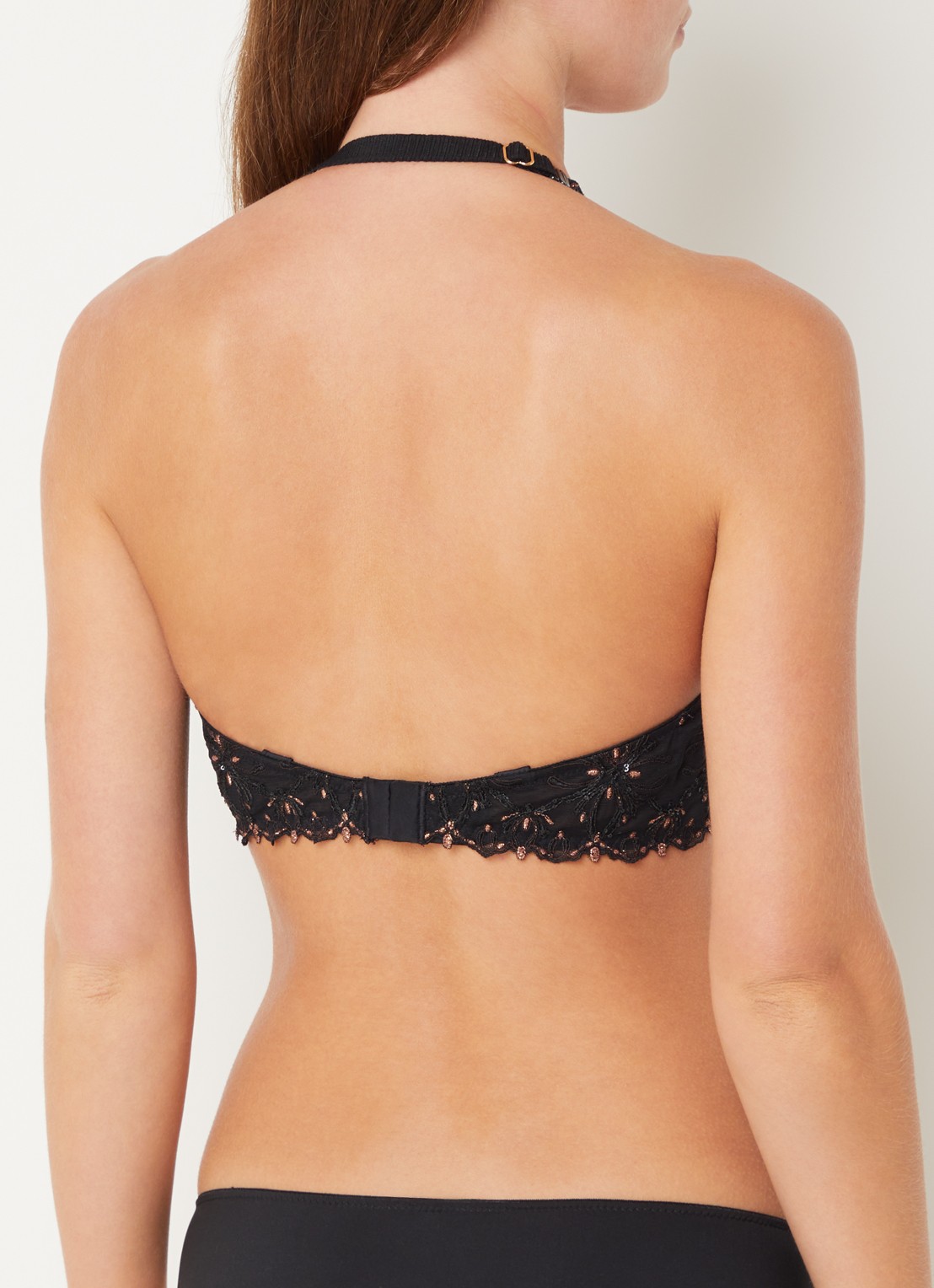 Chantelle Voorgevormde T-shirt bh met borduring - detail 3 brons