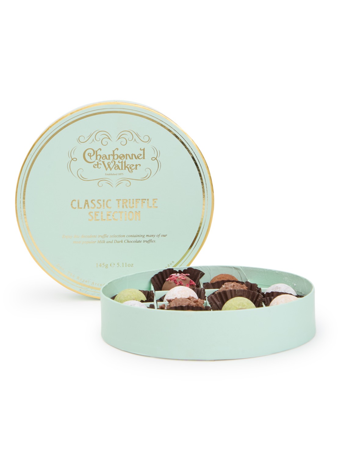 Charbonnel et Walker Classic Truffle Selection 12 stuks - voorkant undefined