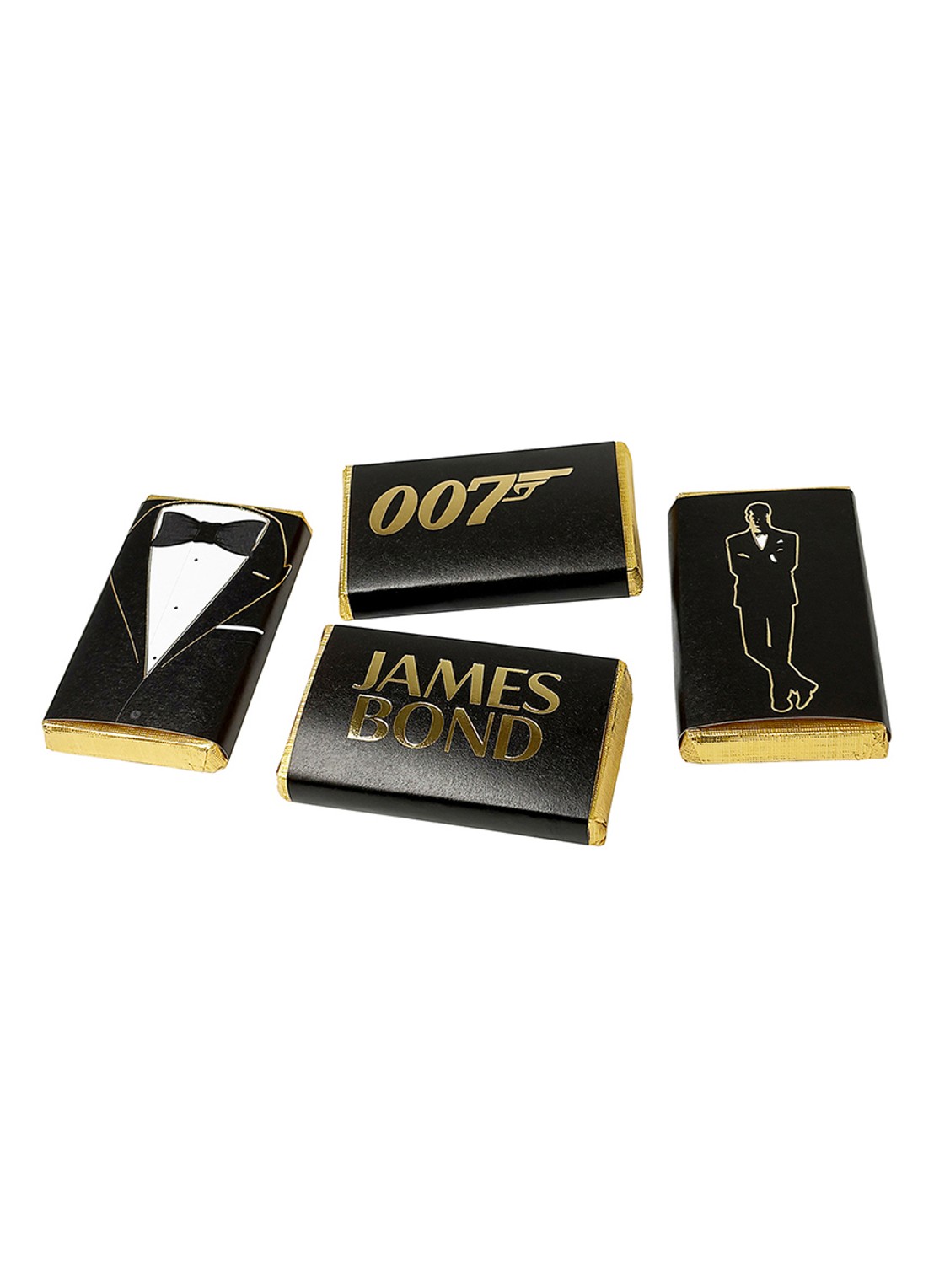 Charbonnel et Walker James Bond 007 chocolade in blik 80 gram 8 stuks - detail 2 beige