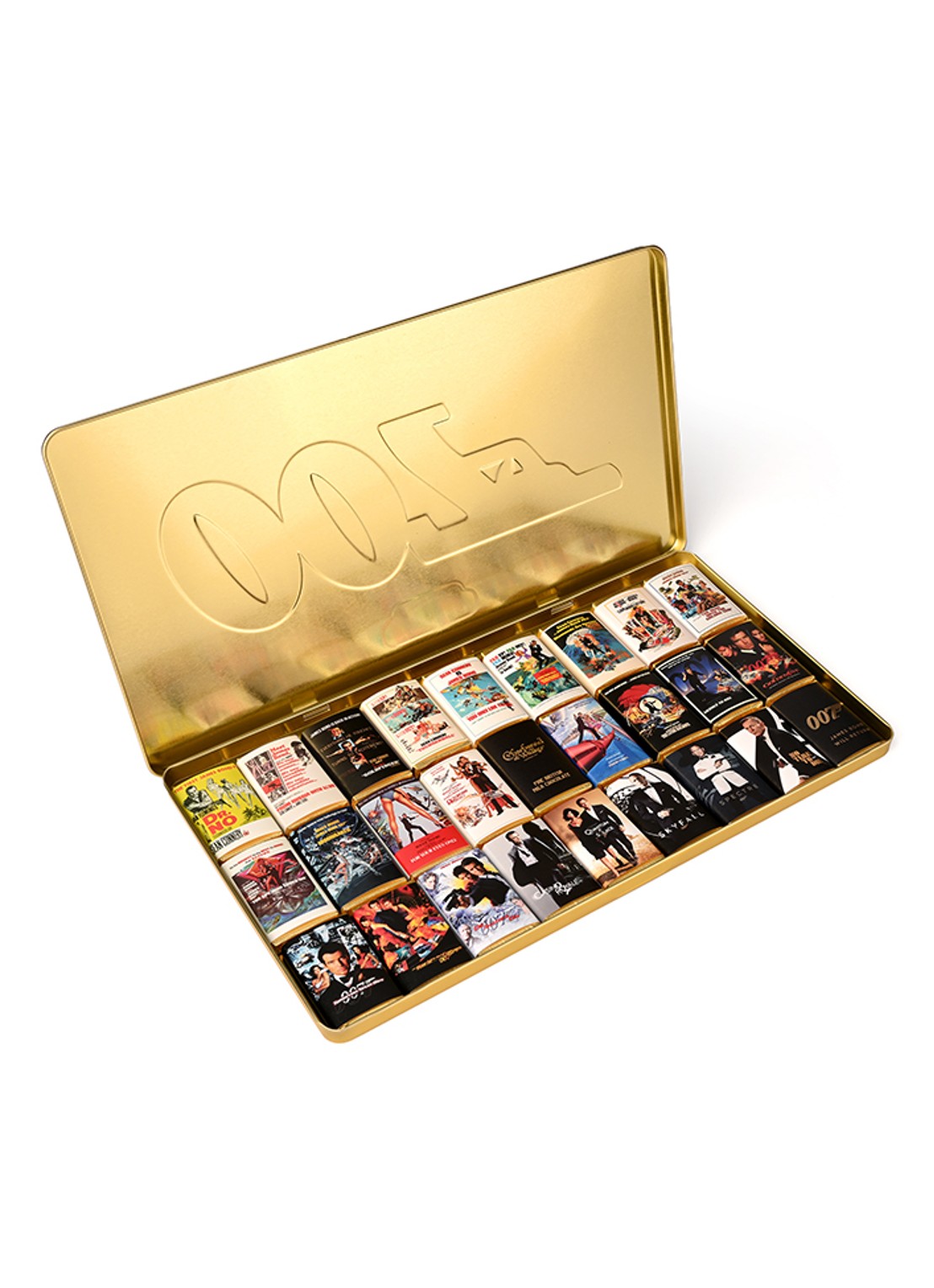 Charbonnel et Walker James Bond 007 chocoladereep in blik 27 stuks - voorkant 2 undefined