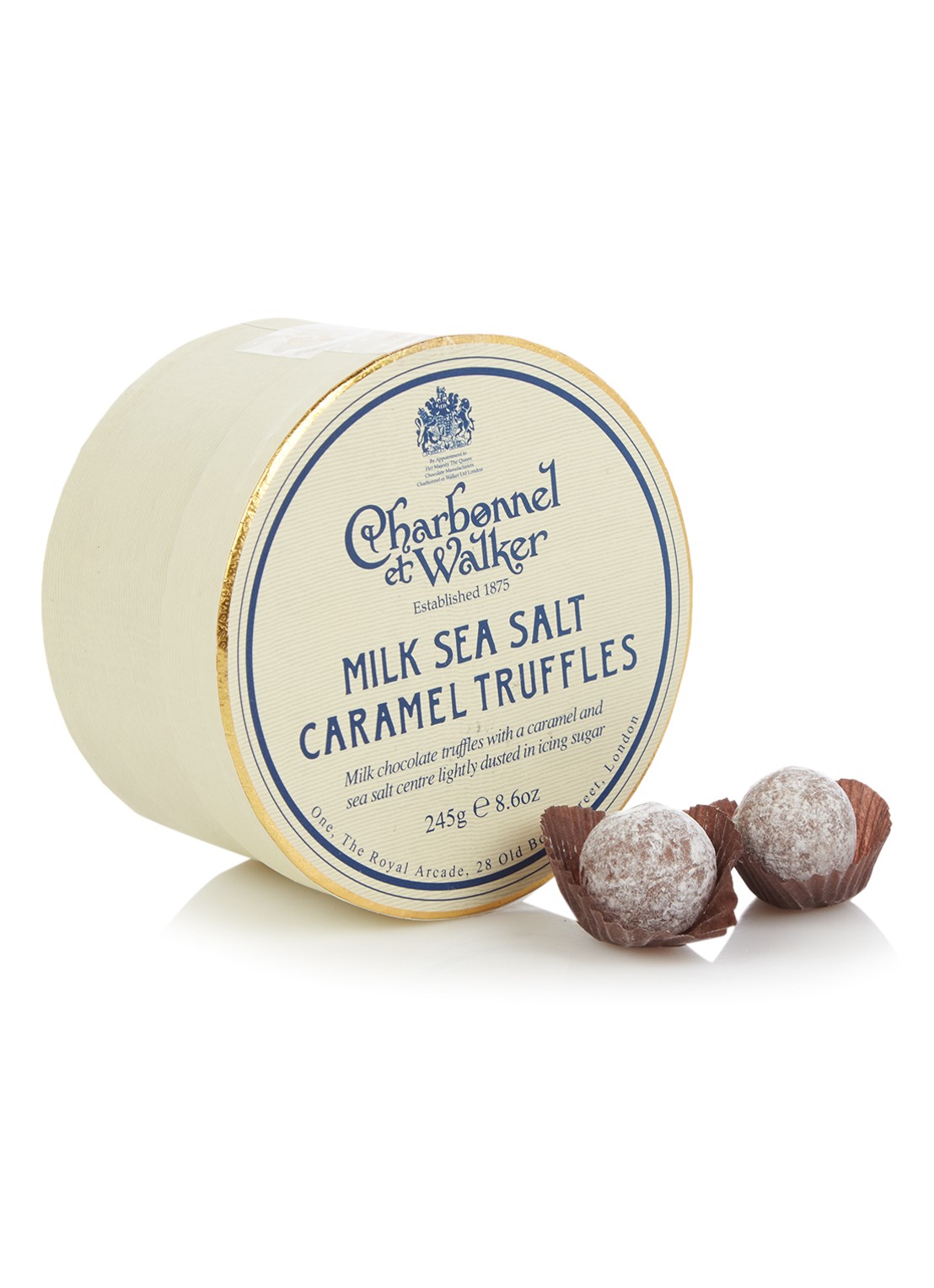 Charbonnel et Walker Milk Sea Salt Caramel truffels 20 stuks - voorkant undefined