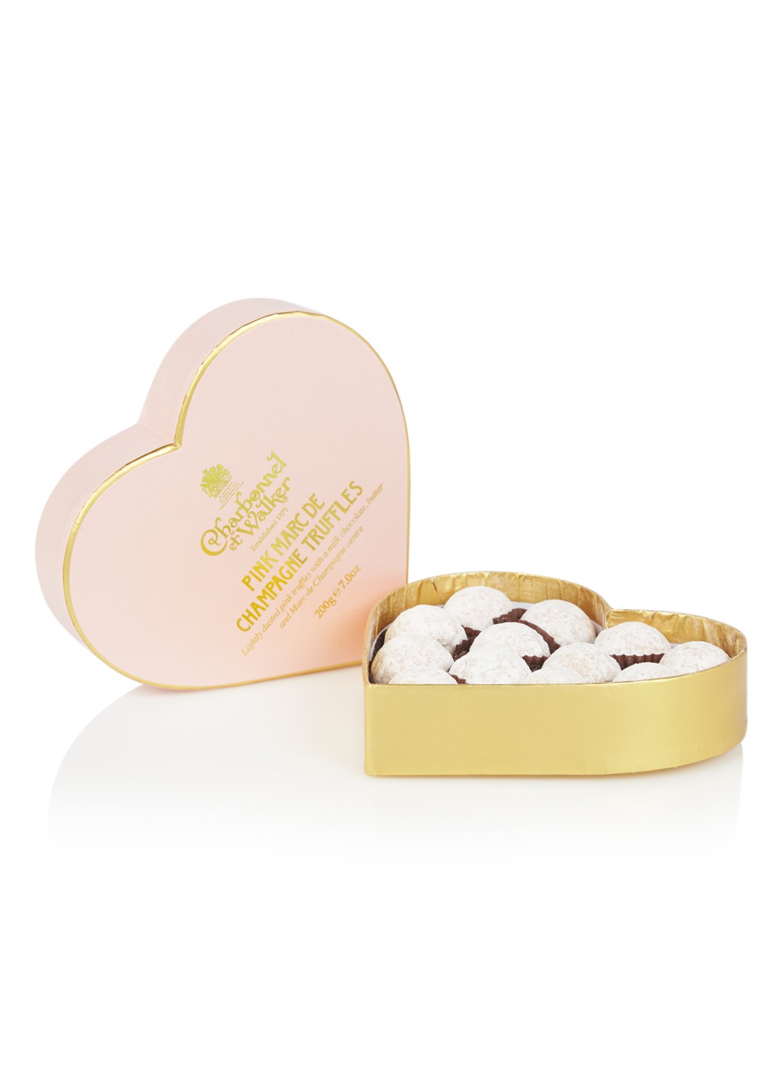 Charbonnel et Walker Pink Marc de Champagne truffels 11 stuks - voorkant undefined