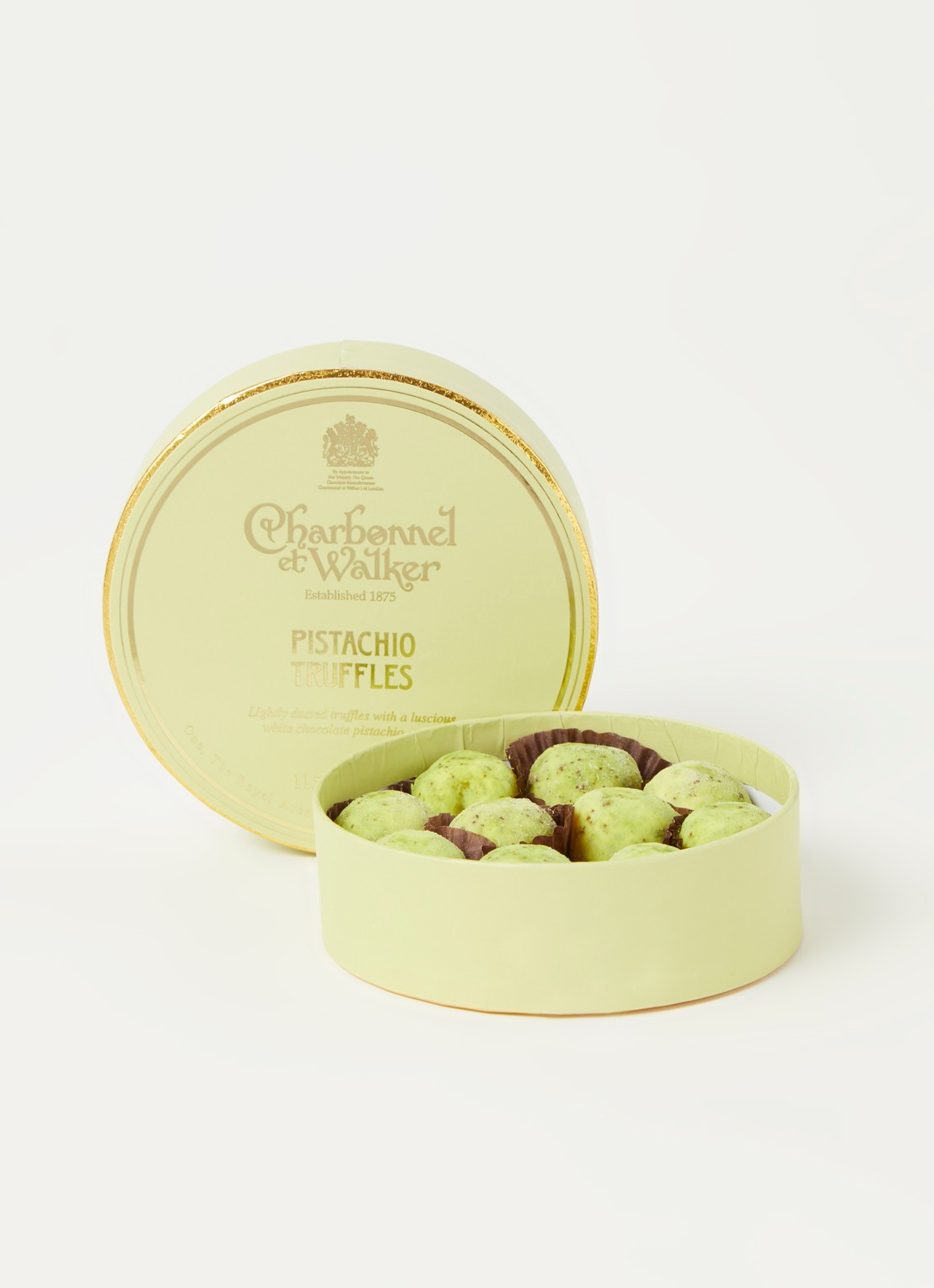 Charbonnel et Walker Pistachio truffels 10 stuks - voorkant 2 undefined