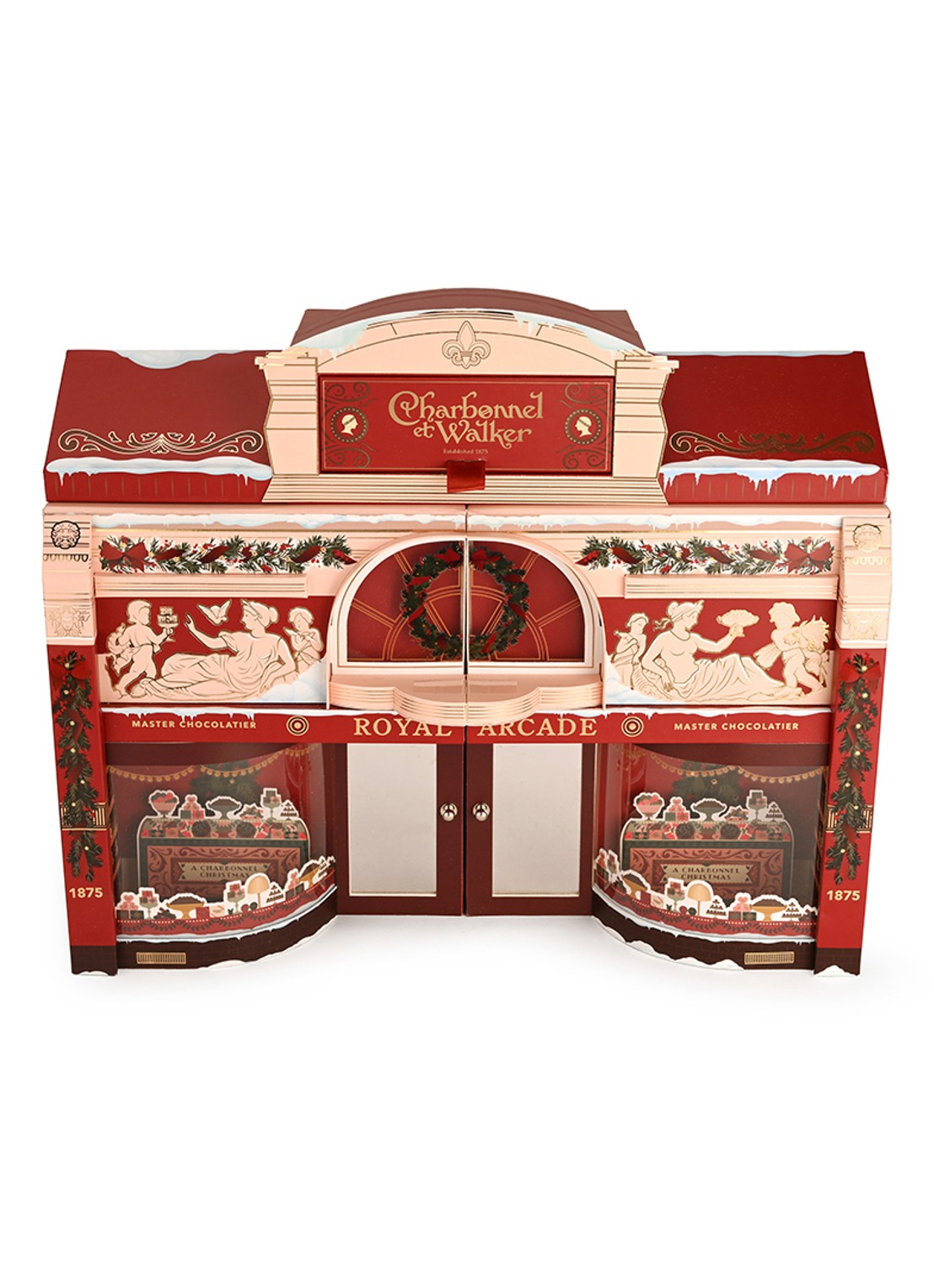 Charbonnel et Walker The Bond Street 1875 adventskalender - 25 dagen - achterkant undefined