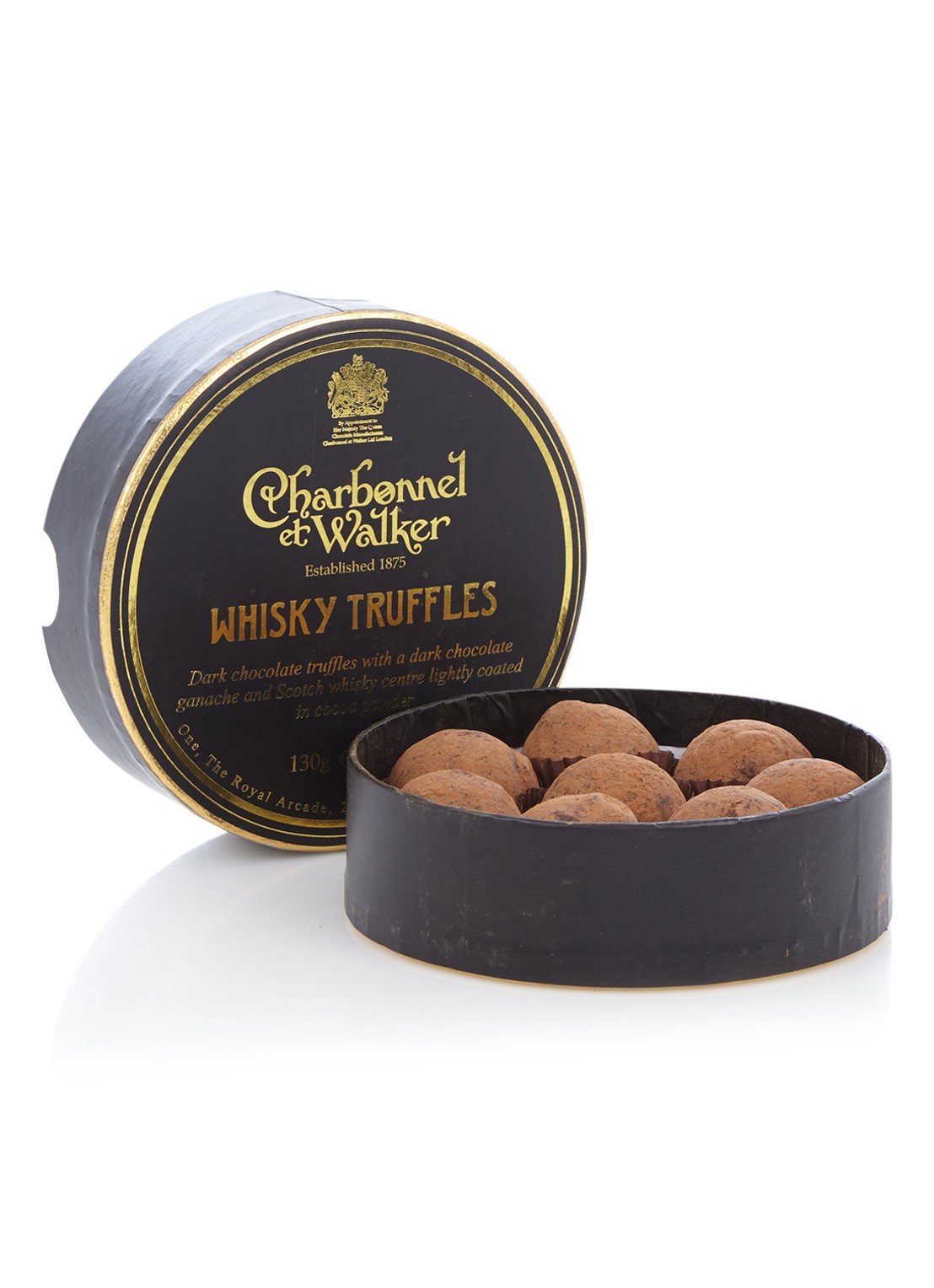 Charbonnel et Walker Whisky truffels 8 stuks - voorkant undefined