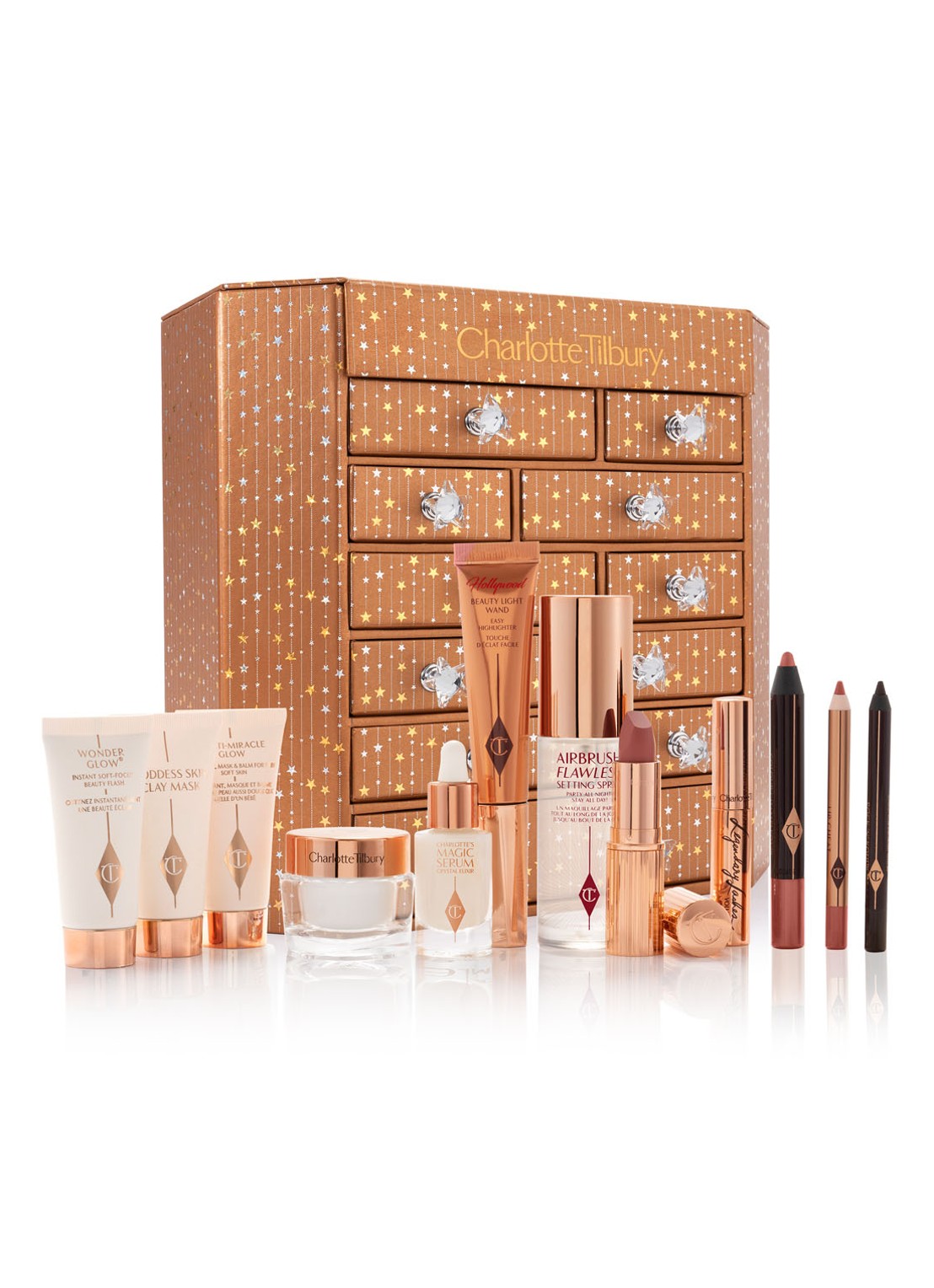 Charlotte Tilbury Adventskalender Limited Edition - Beauty Dreams & Secrets - voorkant undefined