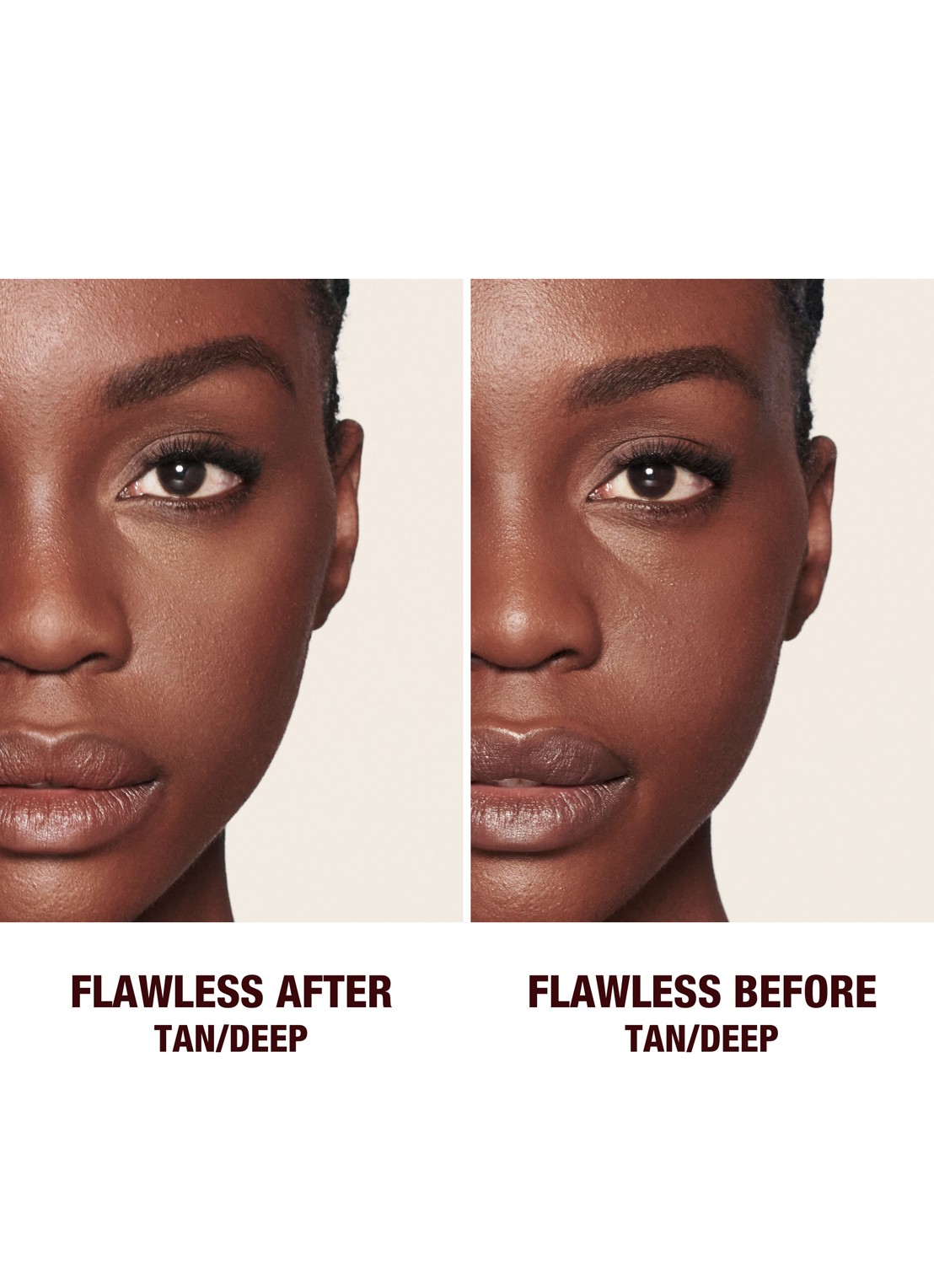 Charlotte Tilbury Airbrush Brightening Flawless Finish Powder Refill - poeder navulling - detail 4 tan/deep