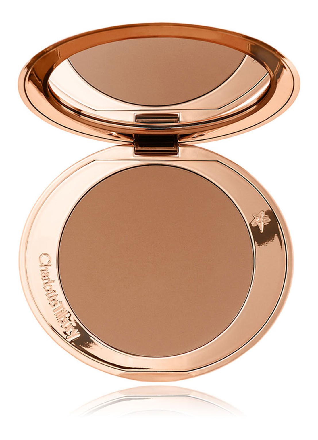 Charlotte Tilbury Airbrush Bronzer Refill - navulling - voorkant 2 medium