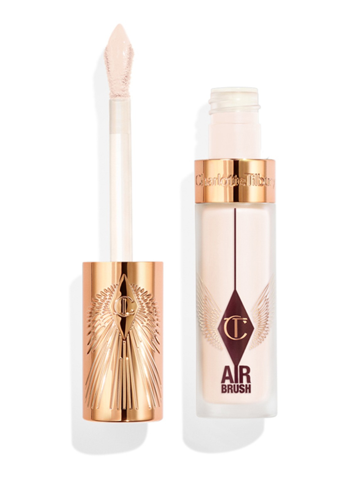 Charlotte Tilbury Airbrush Flawless Blur Concealer - vloeibare concealer - voorkant 6 1 fair
