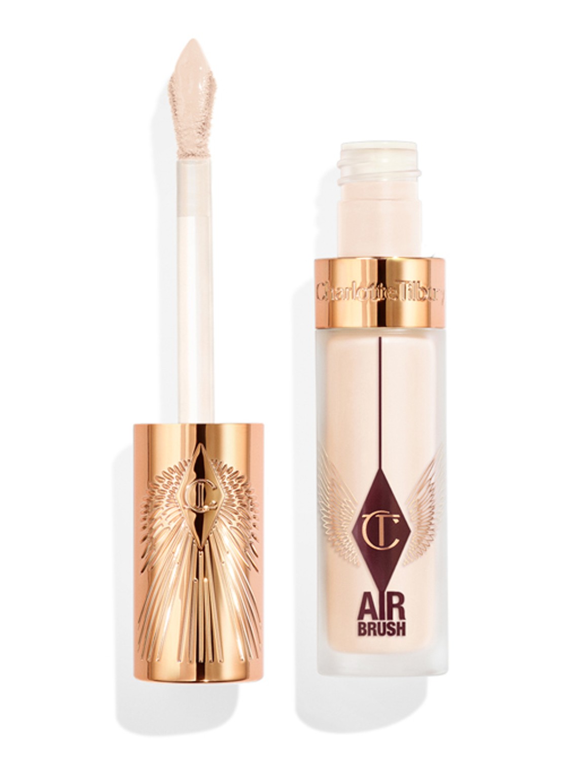 Charlotte Tilbury Airbrush Flawless Blur Concealer - vloeibare concealer - voorkant 2 fair