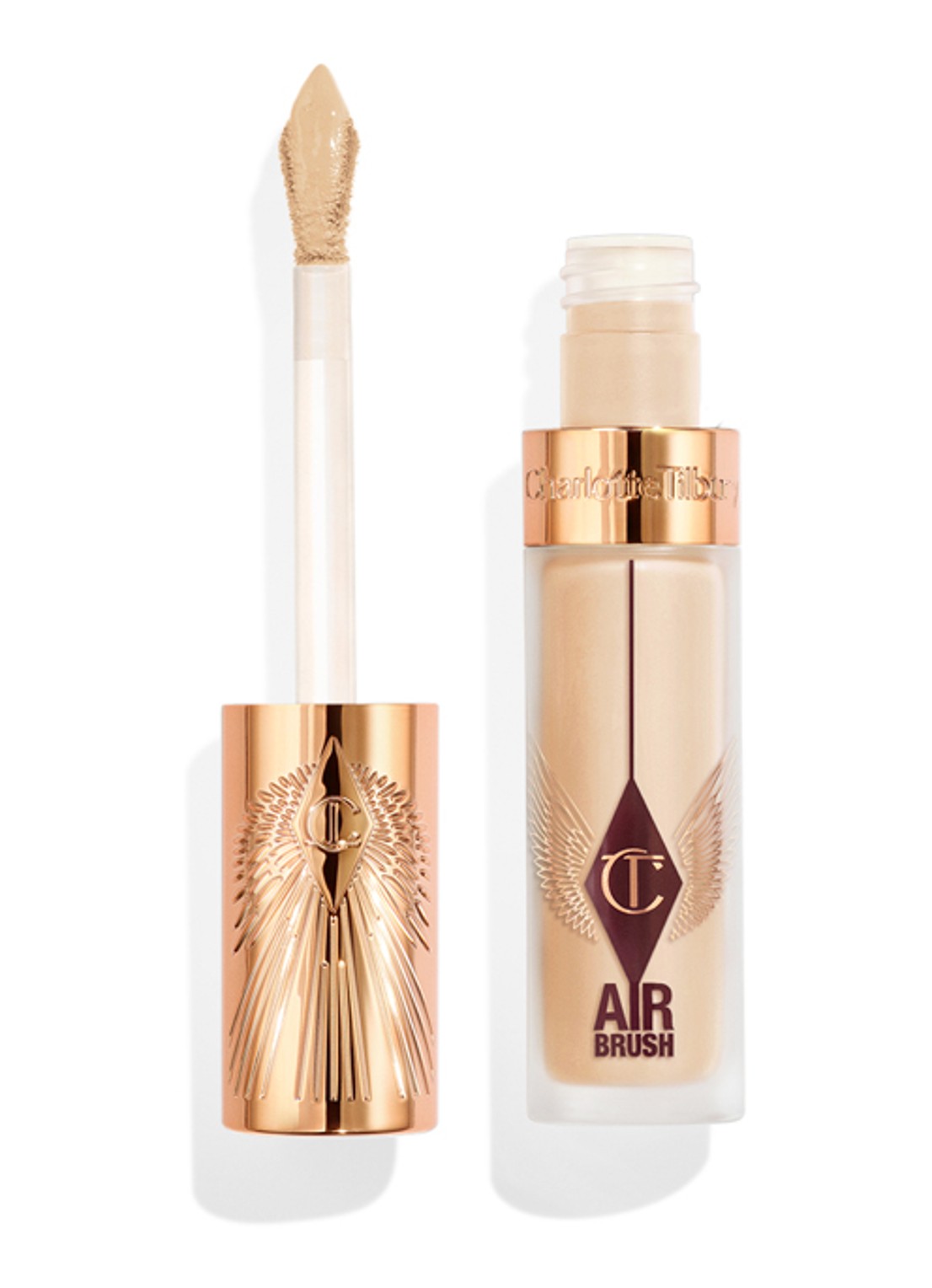 Charlotte Tilbury Airbrush Flawless Blur Concealer - vloeibare concealer - voorkant 4.5 fair
