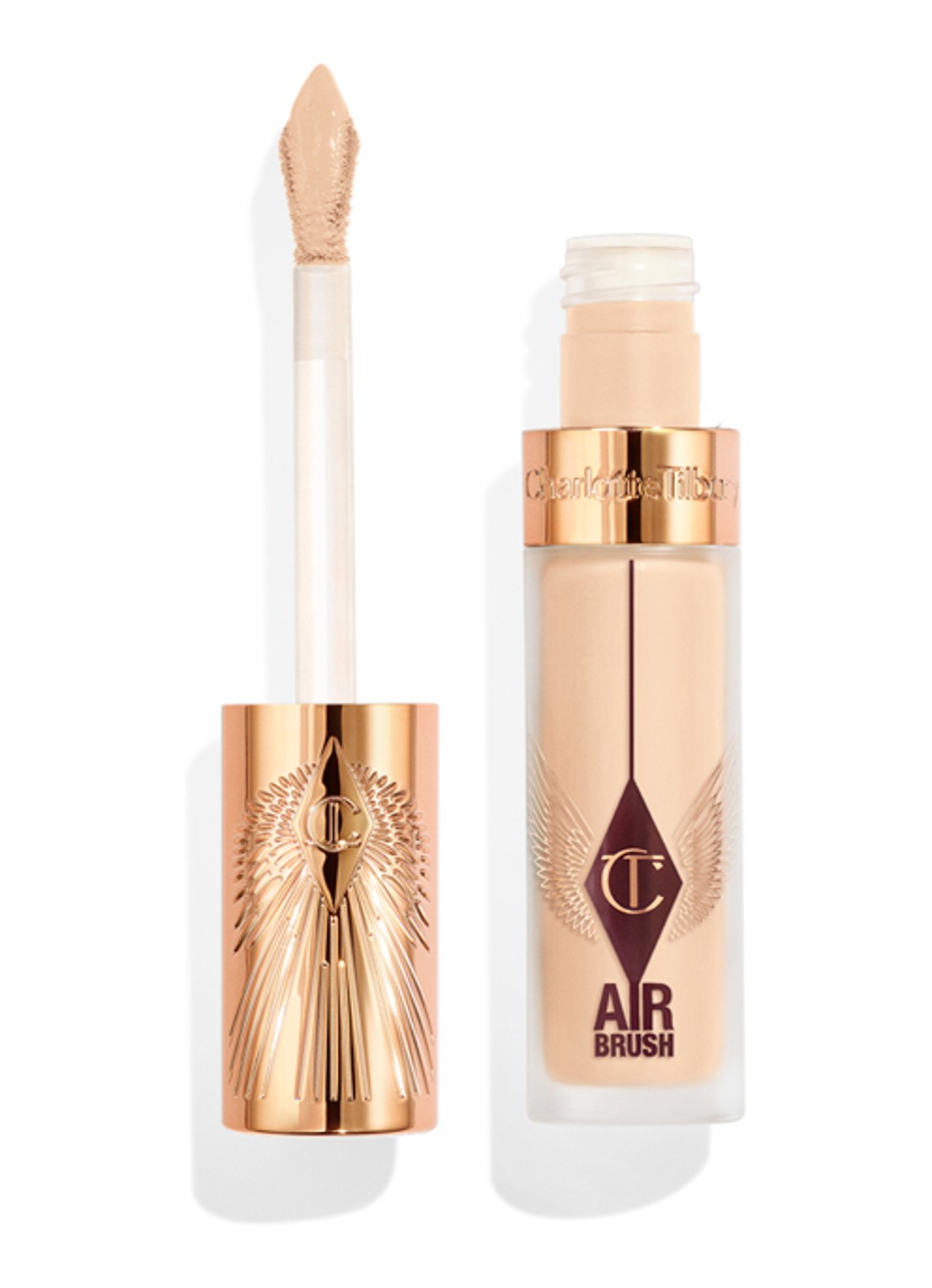 Charlotte Tilbury Airbrush Flawless Blur Concealer - vloeibare concealer - voorkant 6 5 medium