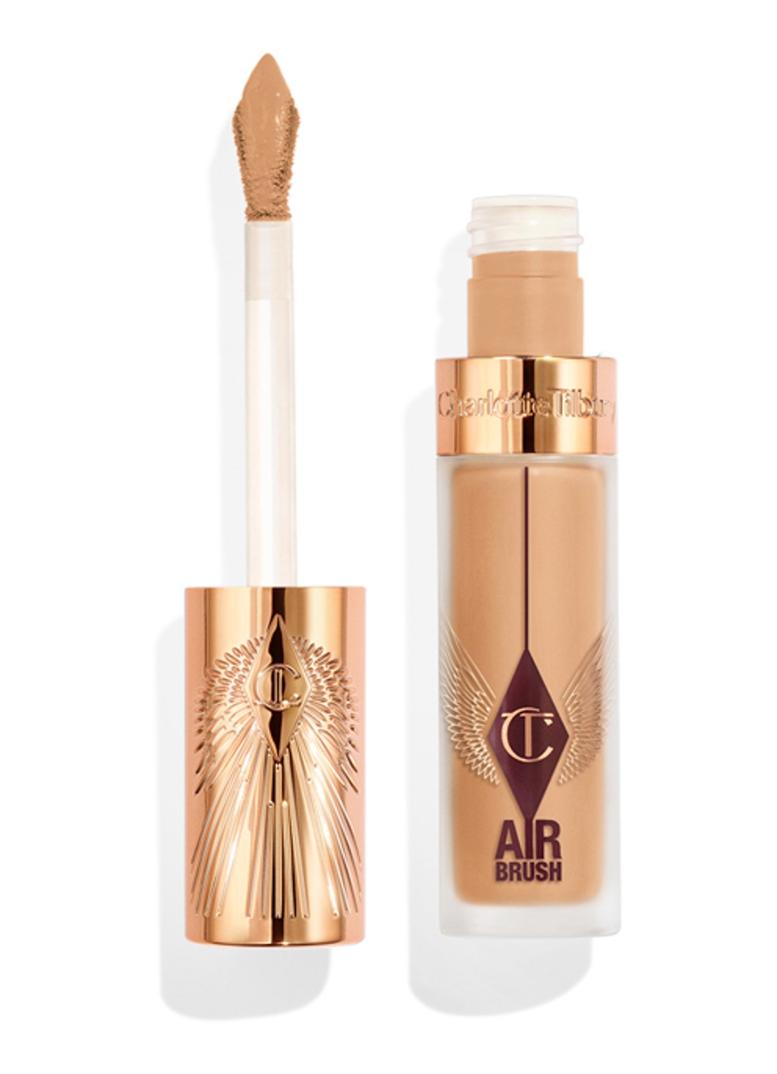 Charlotte Tilbury Airbrush Flawless Blur Concealer - vloeibare concealer - voorkant 10.5 tan