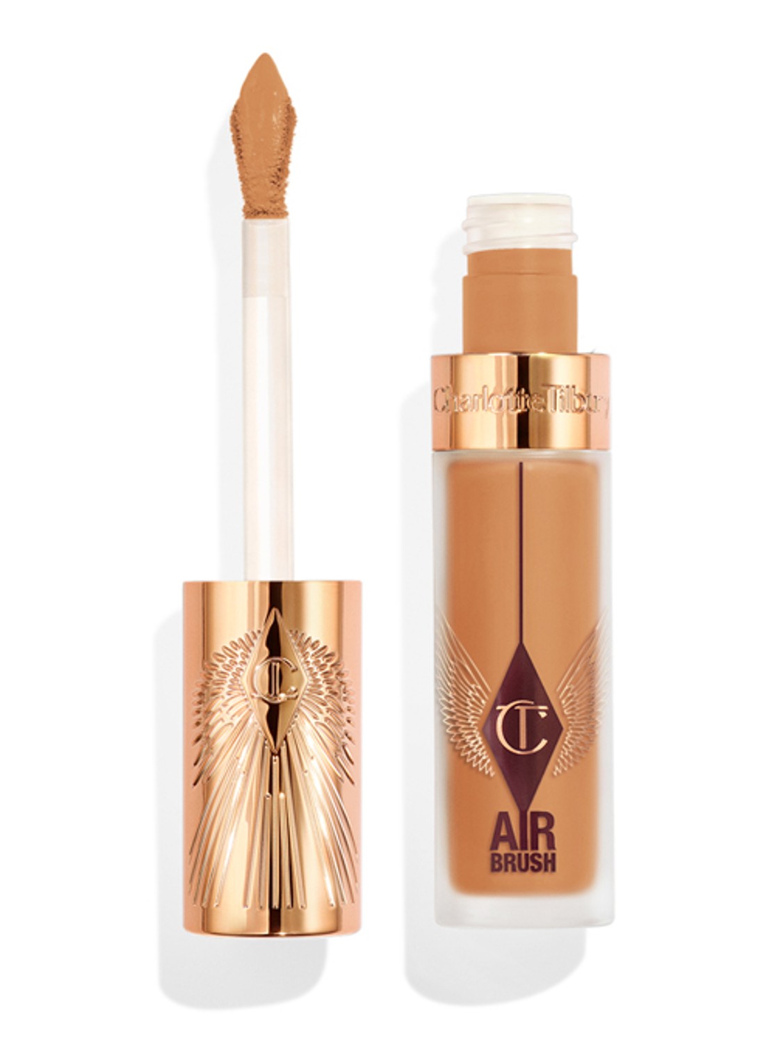 Charlotte Tilbury Airbrush Flawless Blur Concealer - vloeibare concealer - voorkant 6 12 tan