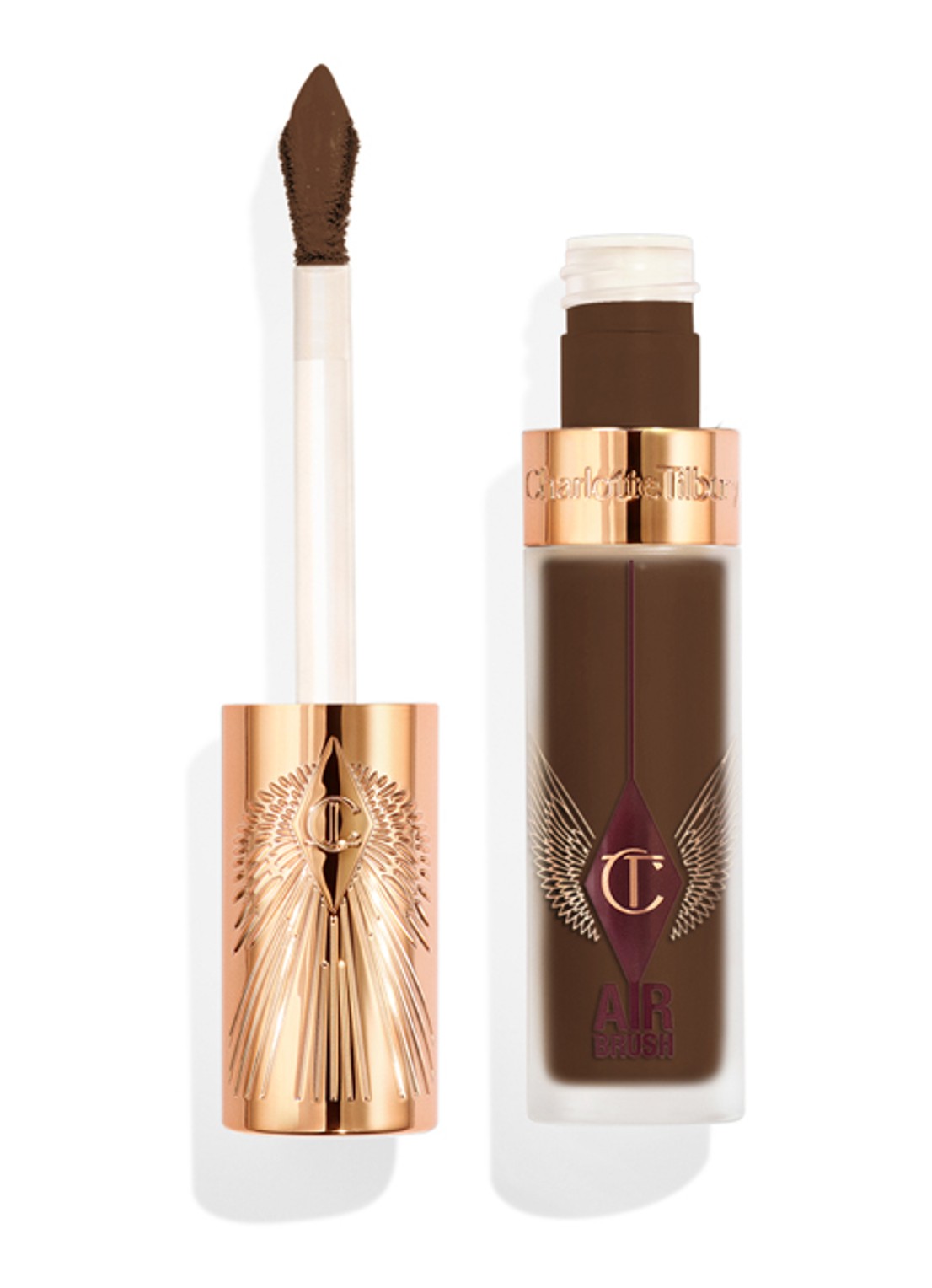 Charlotte Tilbury Airbrush Flawless Blur Concealer - vloeibare concealer - voorkant 6 16.5 deep