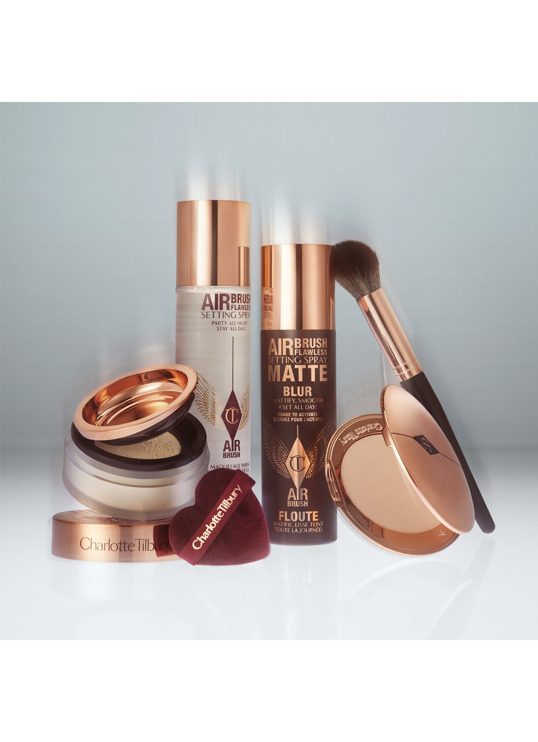 Charlotte Tilbury Airbrush Flawless Blur Puff Duo - poederdons - detail 2 beige