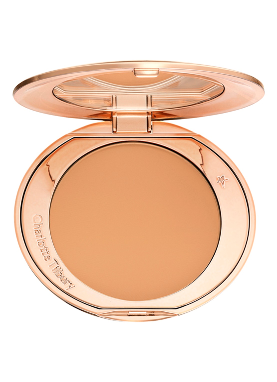 Charlotte Tilbury Airbrush Flawless Finish Powder - poeder navulling - voorkant 6 3 tan