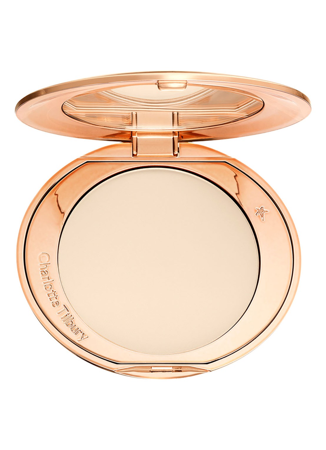 Charlotte Tilbury Airbrush Flawless Finish Powder Refill - poeder navulling - voorkant 2 1 fair