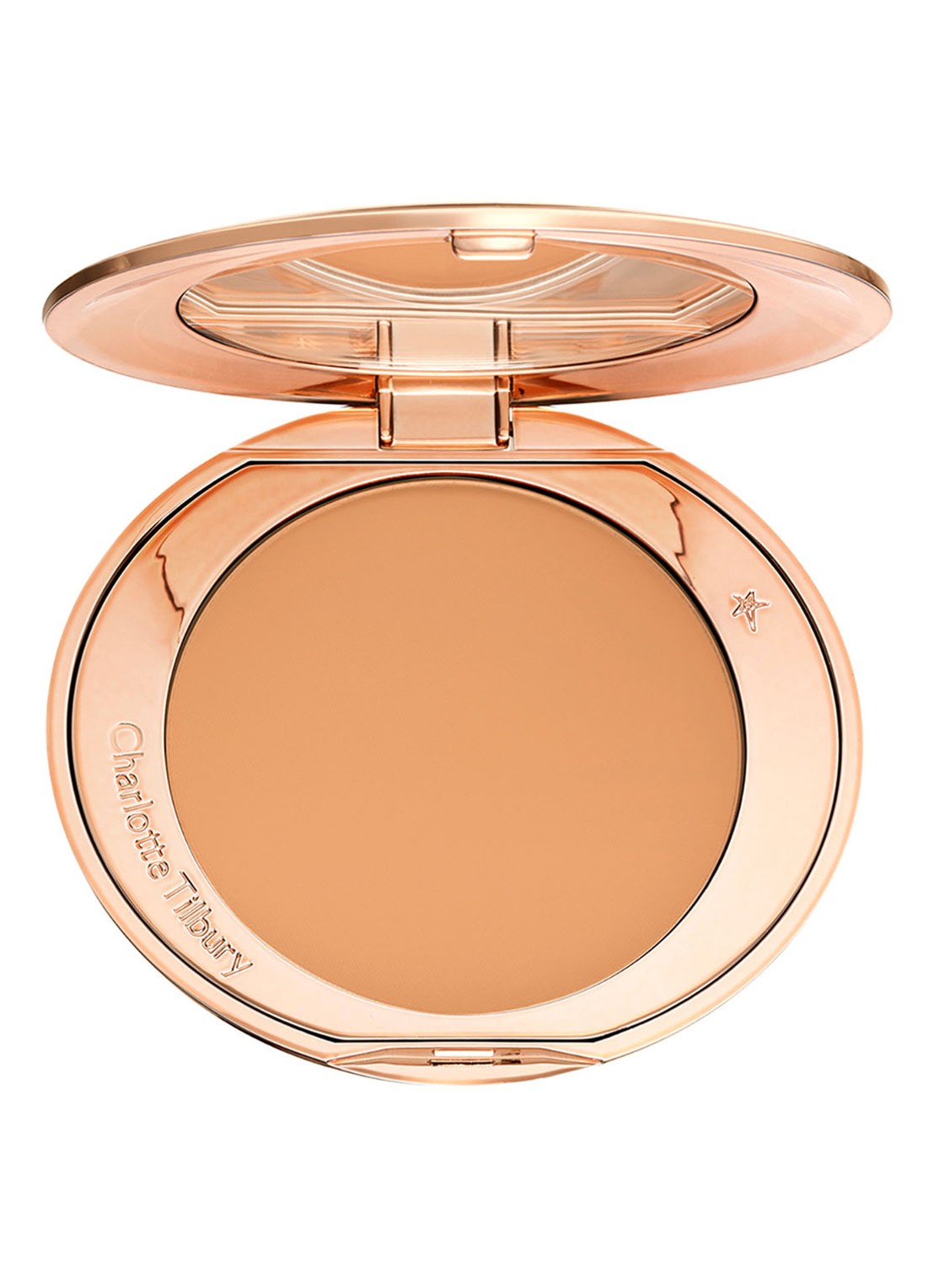 Charlotte Tilbury Airbrush Flawless Finish Powder Refill - poeder navulling - voorkant 3 3 tan