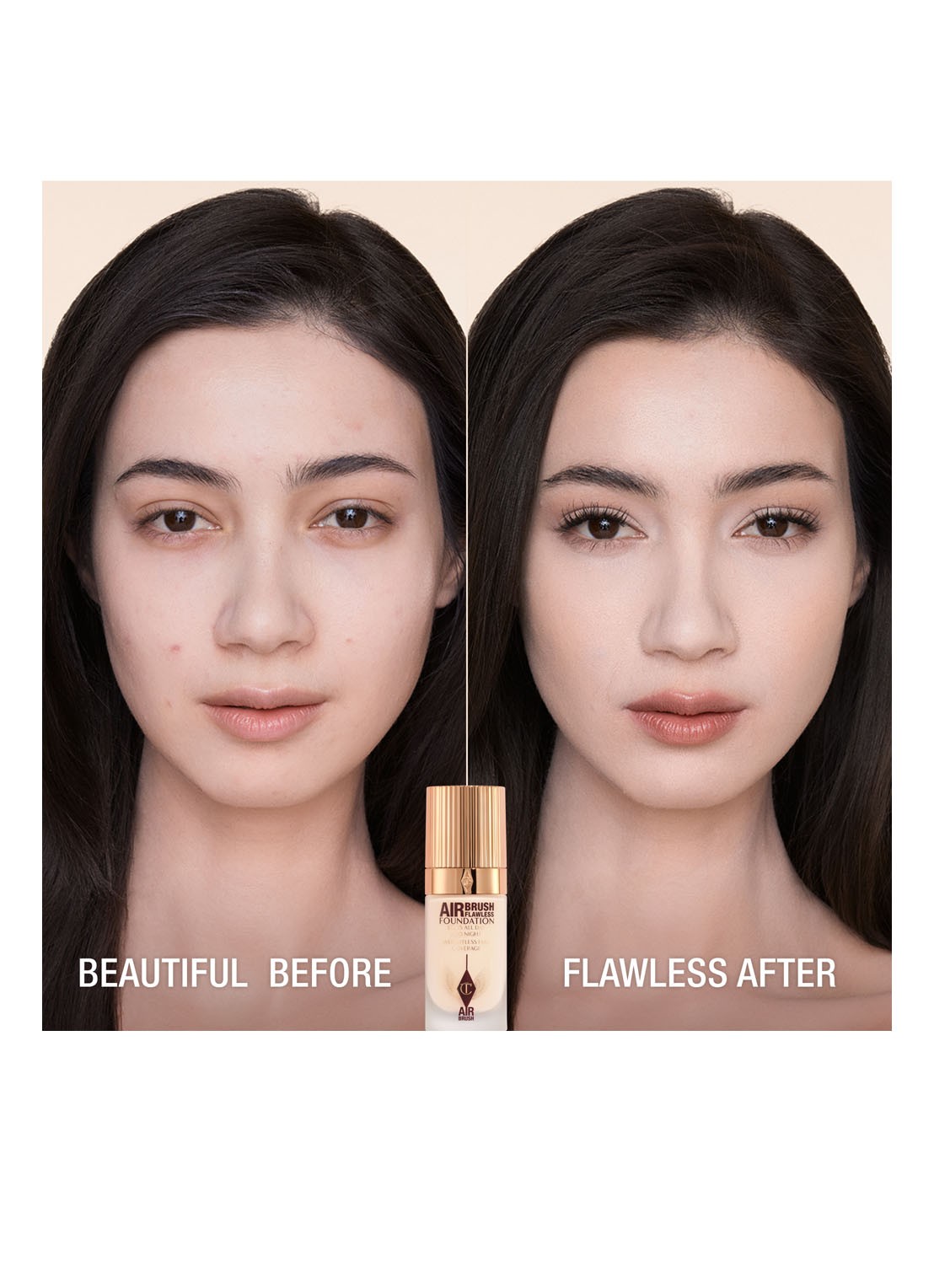 Charlotte Tilbury Airbrush Flawless Foundation - vloeibare foundation - detail 4  1 cool