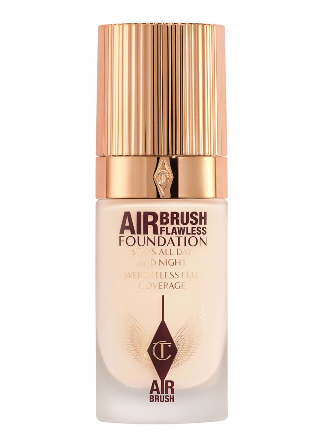 Charlotte Tilbury Airbrush Flawless Foundation - vloeibare foundation - voorkant 1 neutral