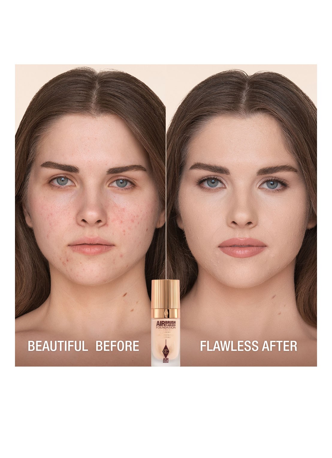 Charlotte Tilbury Airbrush Flawless Foundation - vloeibare foundation - detail 4  3 cool