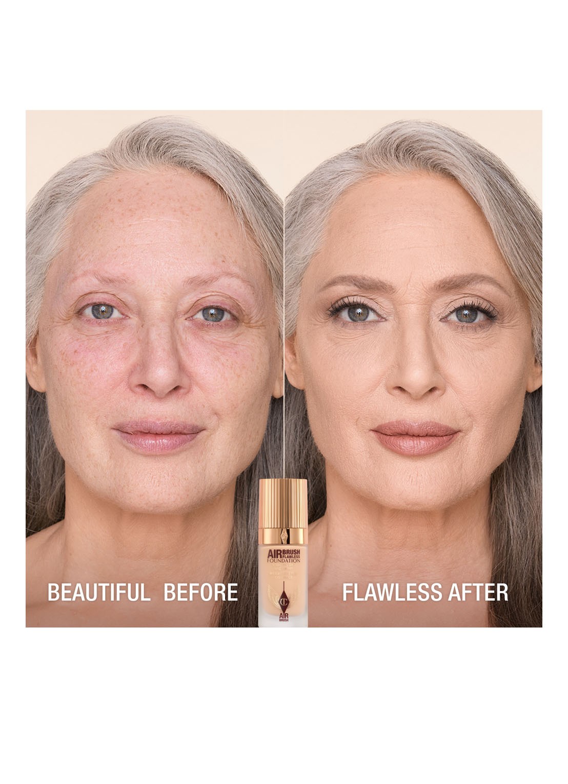 Charlotte Tilbury Airbrush Flawless Foundation - vloeibare foundation - detail 2  4 cool
