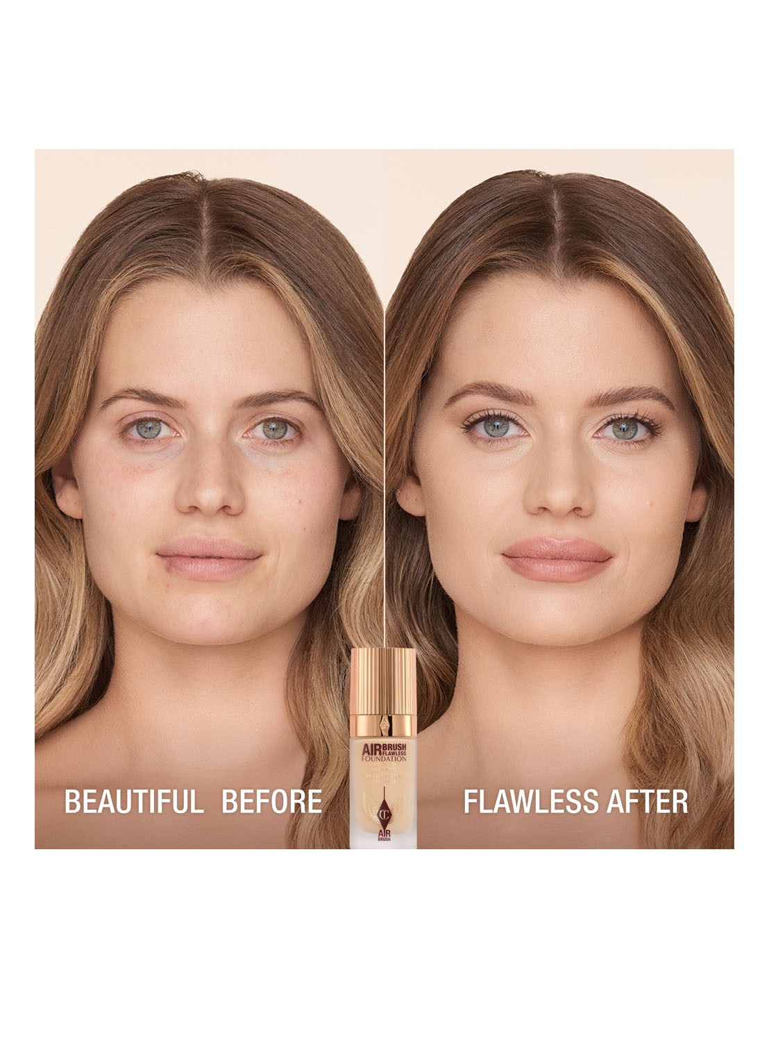 Charlotte Tilbury Airbrush Flawless Foundation - vloeibare foundation - detail 2 4 neutral