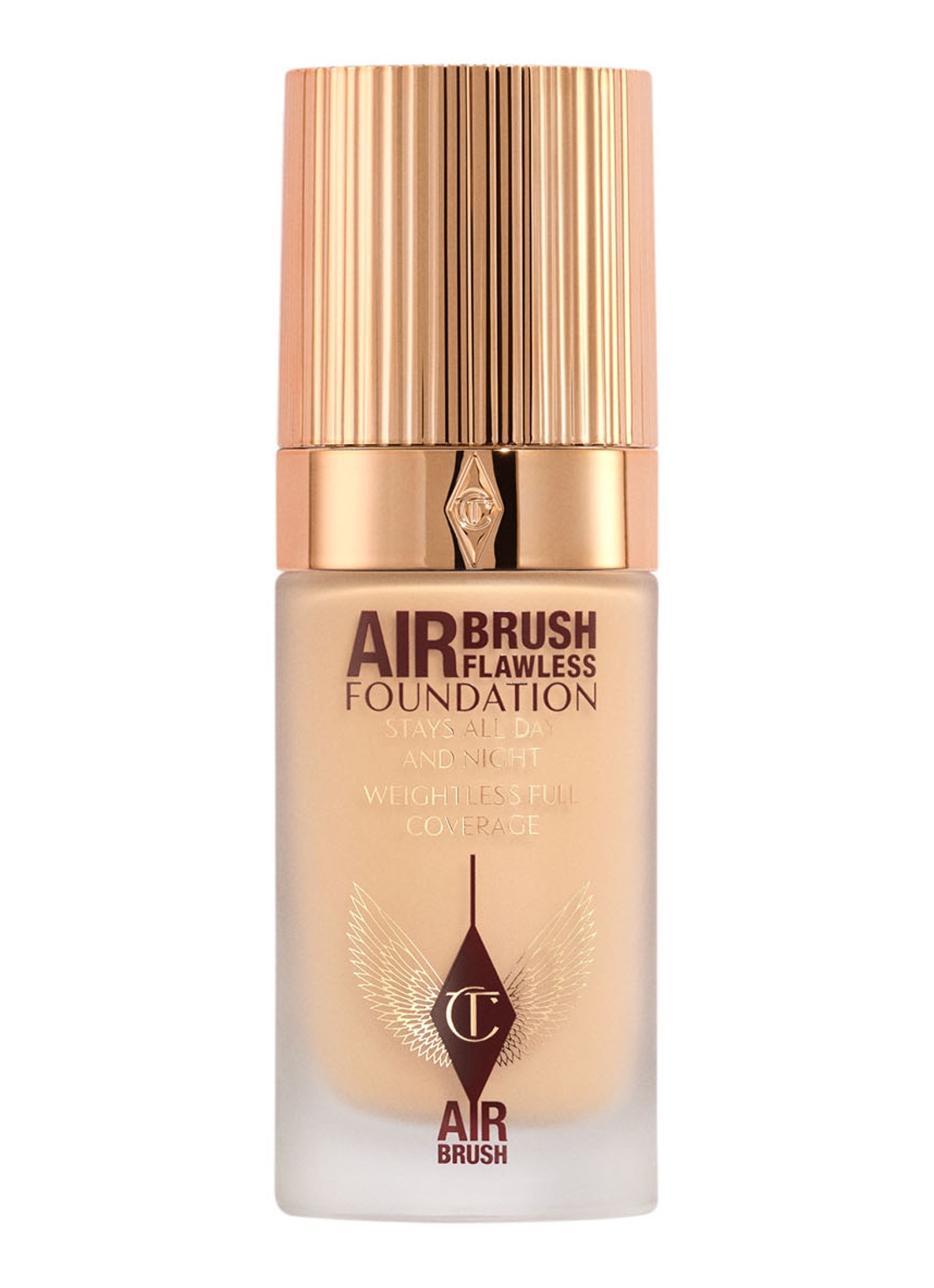 Charlotte Tilbury Airbrush Flawless Foundation - vloeibare foundation - voorkant 6  4 warm