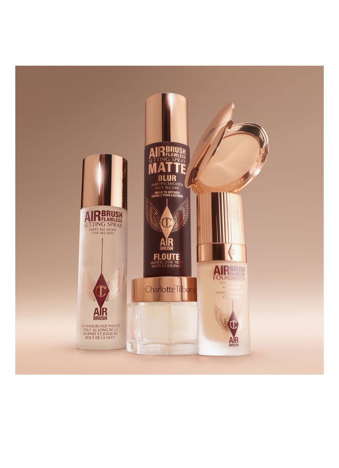 Charlotte Tilbury Airbrush Flawless Foundation - vloeibare foundation - detail 6  6 neutral
