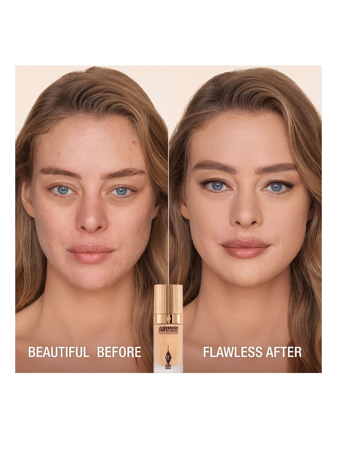 Charlotte Tilbury Airbrush Flawless Foundation - vloeibare foundation - detail 4  7 cool