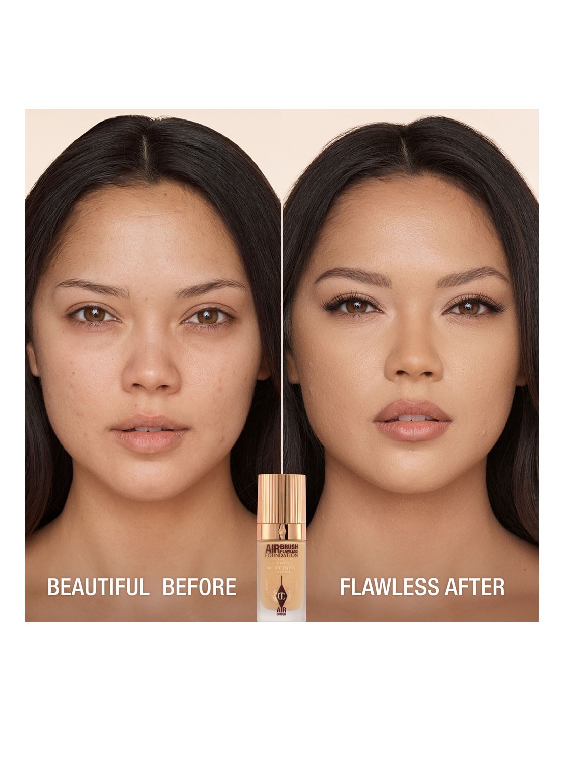 Charlotte Tilbury Airbrush Flawless Foundation - vloeibare foundation - detail 4 7 neutral