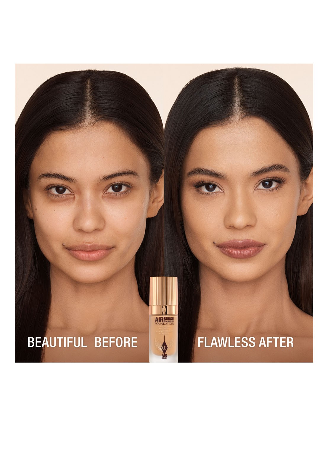 Charlotte Tilbury Airbrush Flawless Foundation - vloeibare foundation - detail 4 8 neutral